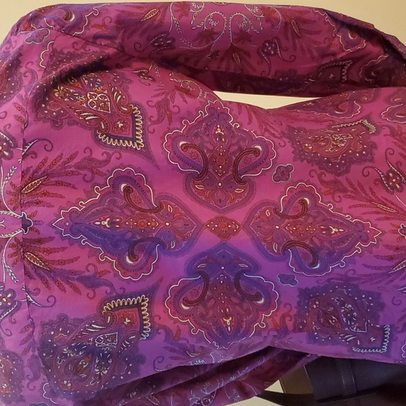 J Crew Re-Imagined Liberty Fabric Paisley Puff Sleeve Shirt - Picture 9 of 13